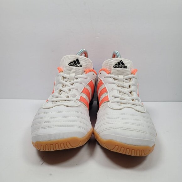 Adidas Super Sala Men's White/Orange/Blue Soccer Shoes FV2560 US Size 10.5 - Picture 3 of 8